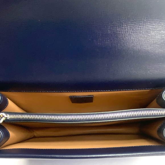 Gucci 400249 Dionysus Blue Casy Wool and Leather Shoulder Bag - Picture 10 of 14